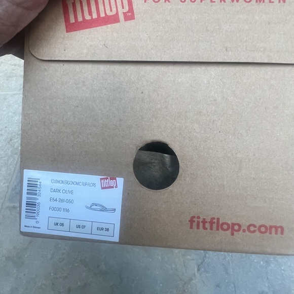 BRAND NEW DARK OLIVE FITFLOPS -US 7- IN BOX - 2 PAIRS - Picture 5 of 5